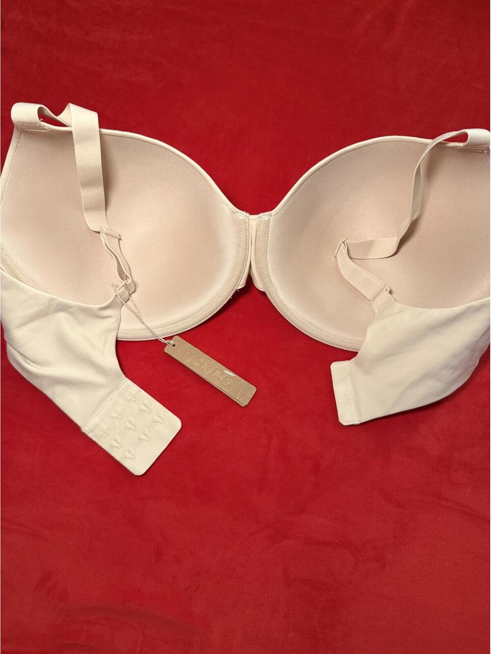 Skims Fits Everybody T Shirt Demi Bra Color Sand Size 32H - Picture 2 of 3